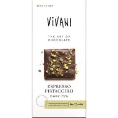 Chocolate Preto Pistácio Café Bio