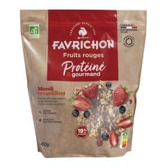 Muesli Crocante Proteico Com Frutos Vermelhos Bio
