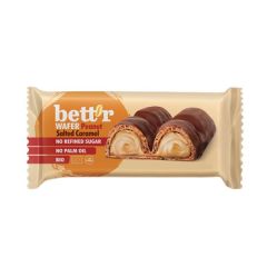 Wafer Bio Recheio Amendoim Caramelo Salgado