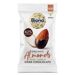 Amêndoas Cobertas Chocolate Preto Bio
