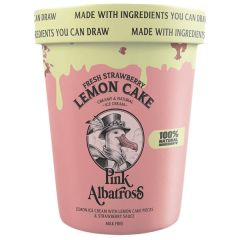 Gelado Vegan Strawberry Lemon Cake