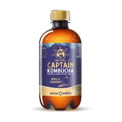 Kombucha Bio Bebida Chá Maçã Canela
