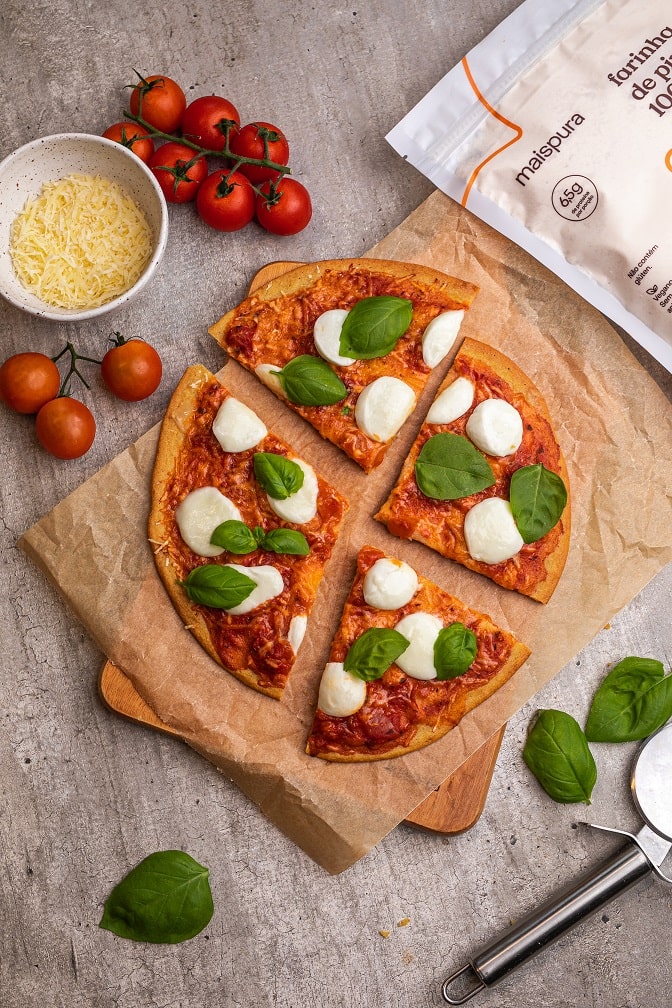 receita massa para pizza